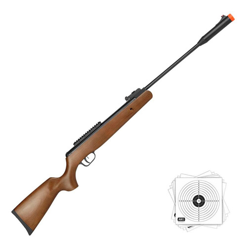 Espingarda Madeira 5.5 Black Hawk Fixxar Gas Ram 70kg 5.5mm