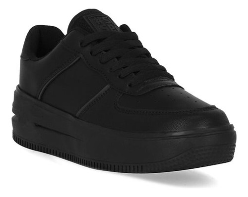 Zapato Tenis 09586pr Forma Regular Negro Cklass