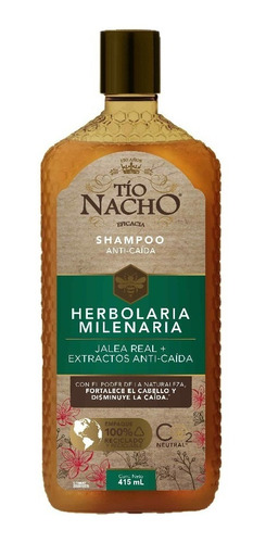 Tío Nacho Shampoo Anti Caída Herbolaria Milenaria 415ml