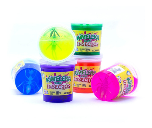 Kimeleka Slime Insectos Acrilex 180g