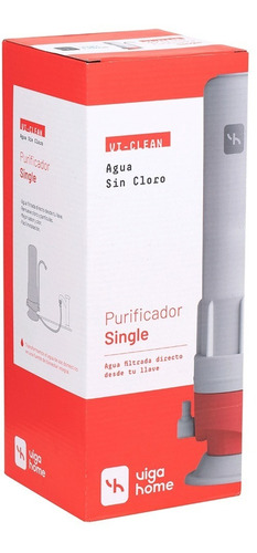 Purificador Single, Carbon Block Color Blanco