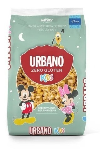 Imagem 3 de 3 de Macarrão Urbano De Arroz Kids Personagens Disney 500g