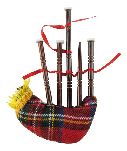 Treasure Gurus Miniature Bag Pipe Instrumento Musical Adorno