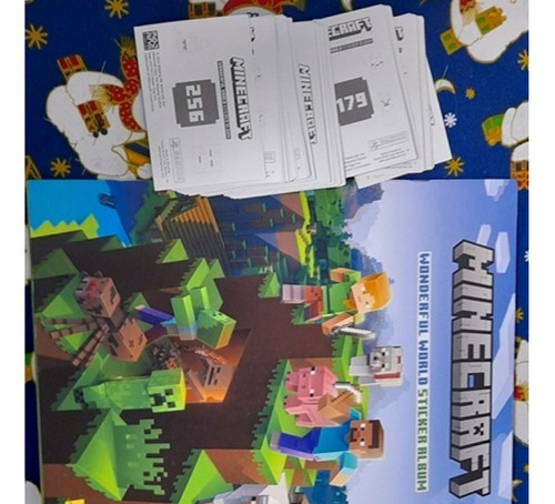 Álbum Panini Minecraft Tapa Blanda Más Set