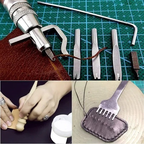 Juego De 11 Herramientas Para Coser Cuero
