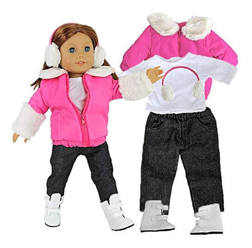 Traje De Invierno Nieve Para American Girl