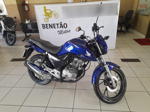 Imagem 1 de 10 de Honda Cg Fan 160 Azul 2022