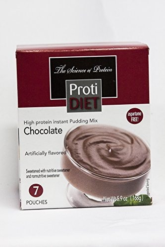 Protidiet Chocolate Sabor De Alto Valor Proteico Pudín Insta
