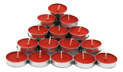 Velas Tealights De Cera Flotantes Cubierta De Lamina 50 Pzs