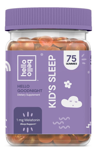 Melatonina Niños 1 Mg 75 Gomitas Dormir Mejor Relajación Hb Sabor Frutos