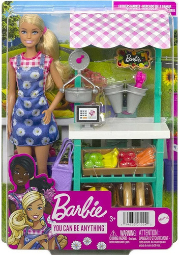 Barbie - Mercado En La Granja Con Accesorios - Mattel 