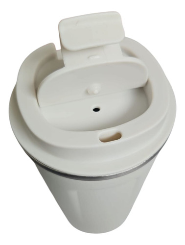 Vaso Termico Cafe Y Bebidas Calientes Y Frias! Blanco Lisa