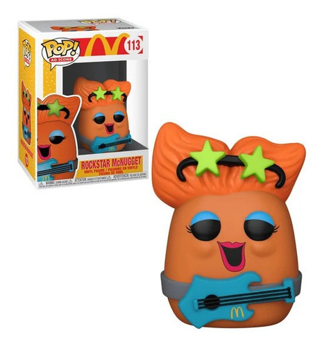 Mcdonalds Ad Icons Rockstar Nugget Funko Pop #113