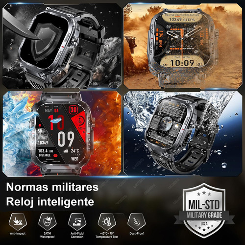 S320b Reloj Inteligente Hombre 2.02 Smart Watch Linterna