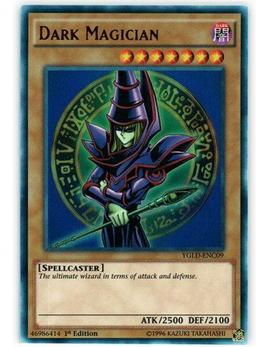 Yu-gi-oh! - Dark Magician (ygld-enc09) - Yugi's Legendary