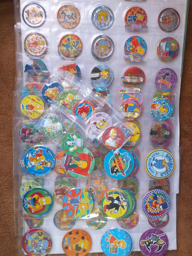 Colección Completa - Tazos Simpson Springfield 2006 