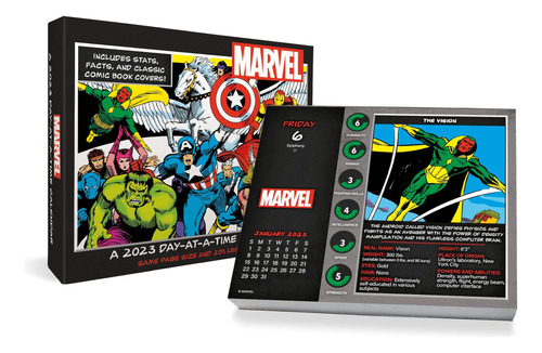 Libro: 2023 Marvel Historia Marvel Calendario Cajas