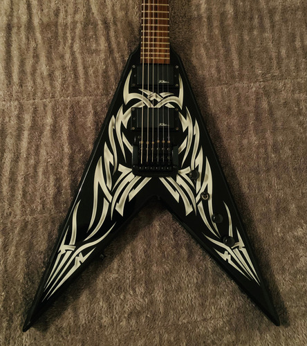 Bc Rich Kk Diestro Negro Palo De Rosa (Usado)