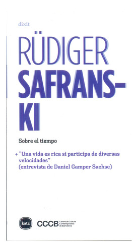 Sobre El Tiempo - Rudiger Safranski