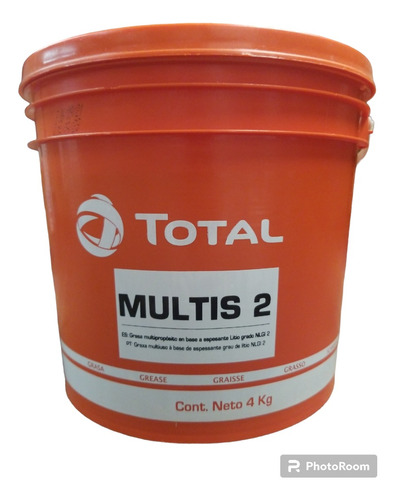 Total Grasa Multis 2 Litio X 4 Kgr