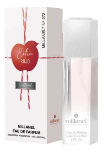 Millanel, Perfume De Mujer N° 272, Extra Rojo, 100 Ml.