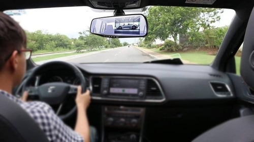 Camara Espejo Retrovisor Frente Y Trasera Auto Full Hd Dvr