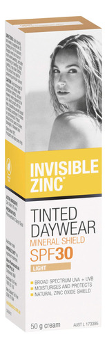 Invisible Zinc Ropa De Dia Tenida Ligera Spf 30+ - Hidratant