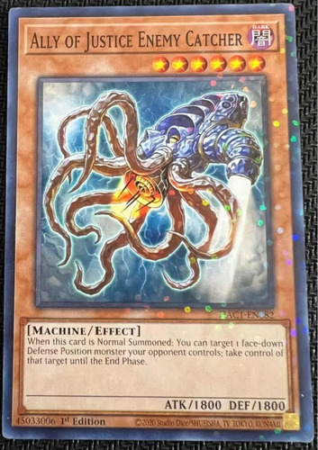 Yugioh! Ally Of Justice Enemy Catcher (duel Terminal)