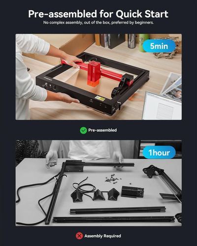 Grabador Y Cortador Láser Atomstack A12 Pro 10w Con Panel