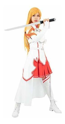 Traje De Cosplay Tamaño Dazcos Estadounidense Red Asuna (xx-