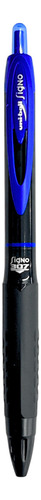 Caneta Roller Ball Gel 0.7mm Signo Umn-107 | Azul Exterior Tranparente