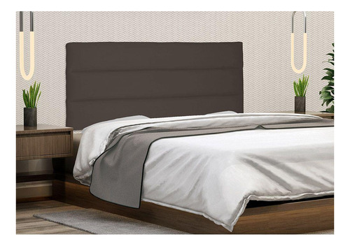 Painel Cabeceira Greta Cama Box Solteiro 90cm Suede