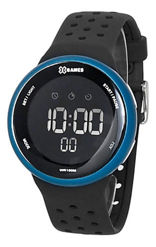 Relógio X-games Masculino Digital Xmppd543 Preto Azul