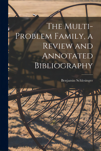 The Multi-problem Family, A Review And Annotated Bibliography, De Schlesinger, Benjamin. Editorial Hassell Street Pr, Tapa Blanda En Inglés