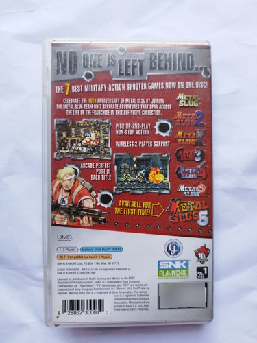 Metal Slug Anthology Psp (Usado)