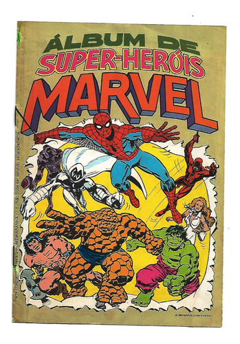 Album Super Herois Marvel Completo - 1983