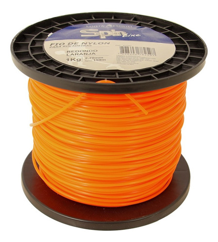 Fio De Nylon Rolo 1kg Com 159 Metros - Redondo 2,70mm 