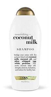 Ogx Nutritivo + Leche De Coco ChampĂș, 25.4 Onza