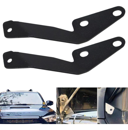 2x Auto A Pillar Fog Light Hood Ditch Light Bracket Mount