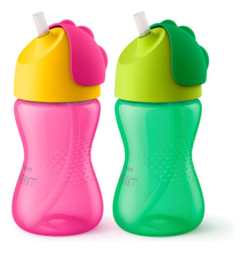 Vaso Straw Cup Con Sorbete Philips Avent 300 Ml 