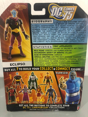 Eclipso 75 Años Dc Universe Classics Baf Darkseid Original