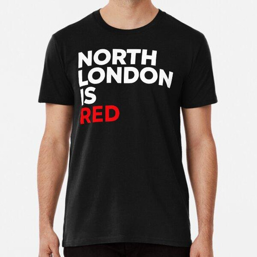Remera Arsenal North London Es Rojo Algodon Premium