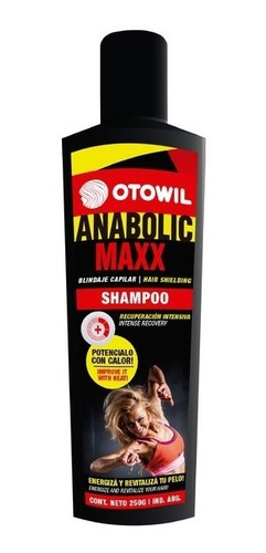 Shampoo Otowil Anabolic Maxx Reestructurante 250ml Sin Frizz