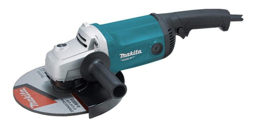 Imagen 1 de 2 de Esmeriladora angular Makita MT M0921 turquesa 2200 W 110 V + accesorio