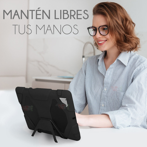Funda Survivor Para iPad 2/3/4 Uso Rudo Resistente A Golpes Color Negro