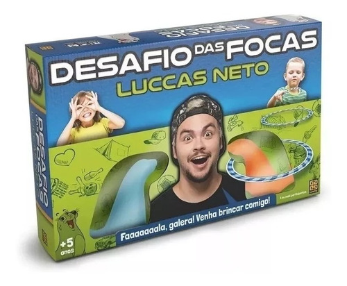 Jogo De Tabuleiro Grow Desafio Das Focas Luccas Neto Origina