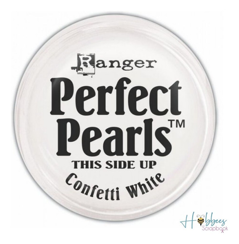 Ranger Pigmento Polvo Blanco Confeti Pincel Acuarela Pintura