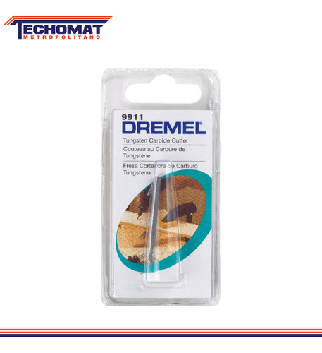 Fresa Carburo Materiales Duros 1/8 9911 Dremel 