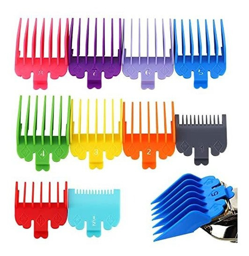 10 Pcs Professional Hair Clipper Guide Comb, Compatible With