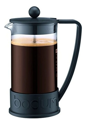 Bodum Brazil French Press Cafetera Y Tetera, 34 Onzas, Negro